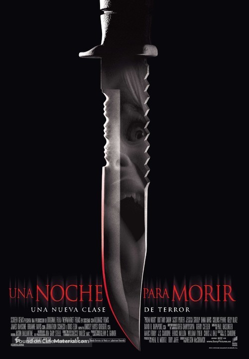 Prom Night - Spanish Movie Poster