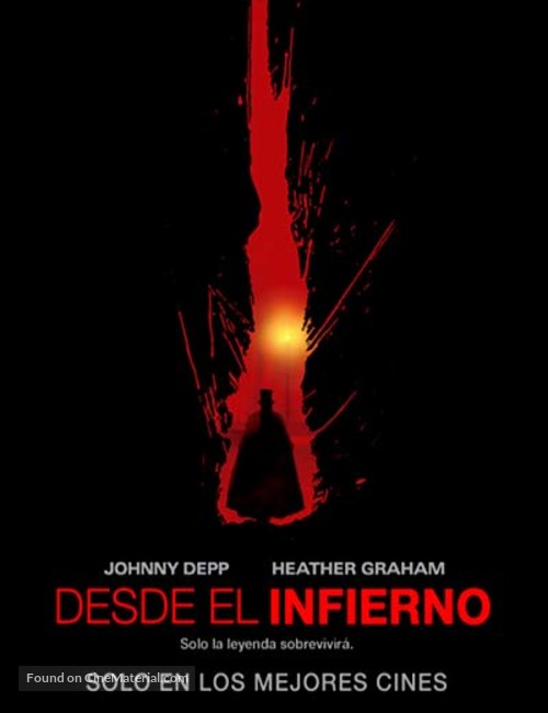 From Hell - Spanish Movie Poster