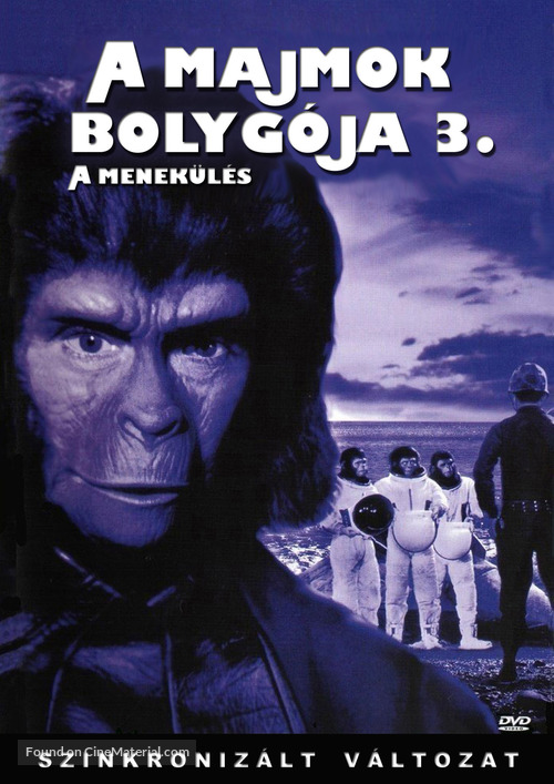Escape from the Planet of the Apes - Hungarian DVD movie cover