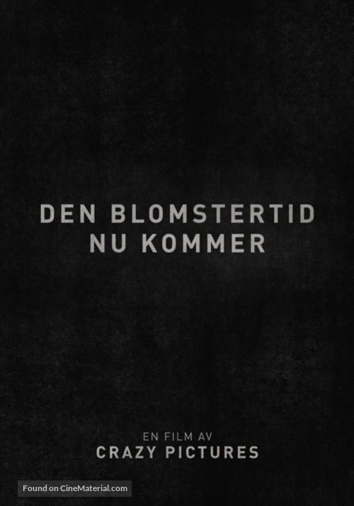 Den blomstertid nu kommer - Swedish Movie Poster