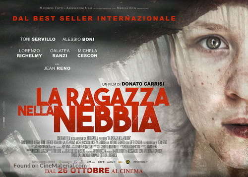 La ragazza nella nebbia - Italian Movie Poster