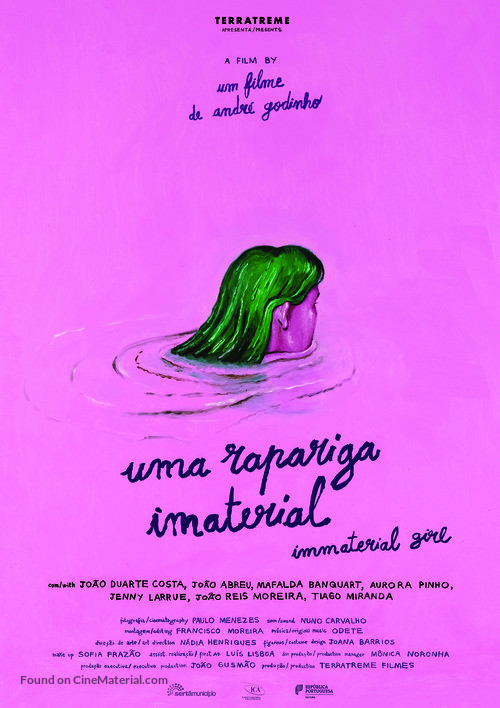 Uma Rapariga Imaterial - Portuguese Movie Poster