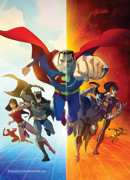 Justice League: Crisis on Two Earths - Key art