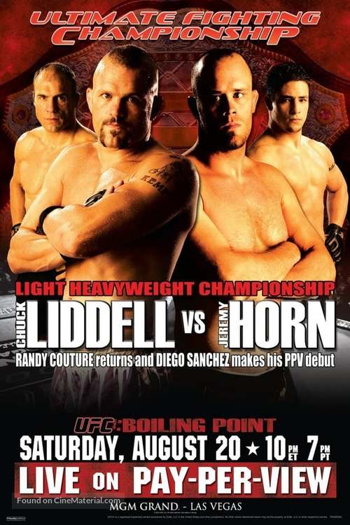 UFC 54: Boiling Point - Movie Poster