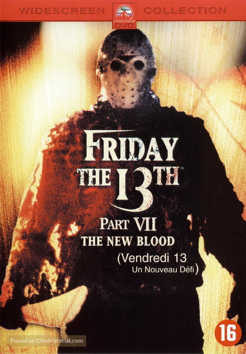 Friday the 13th Part VII: The New Blood - Belgian Movie Cover