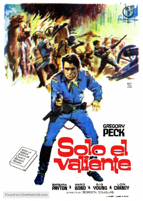 Only the Valiant - Spanish Movie Poster