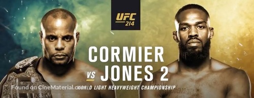 UFC 214: Cormier vs. Jones 2 - Movie Poster