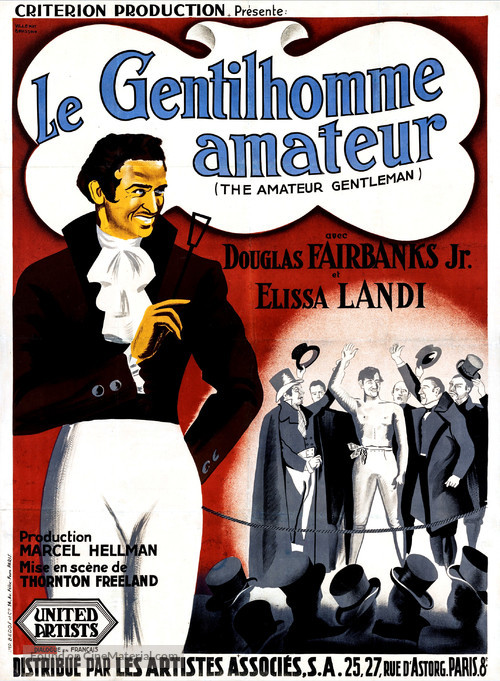 The Amateur Gentleman - French Movie Poster