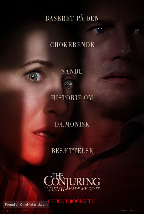 The Conjuring: The Devil Made Me Do It - Danish Movie Poster
