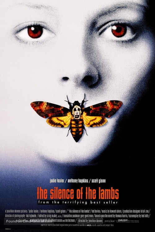 The Silence of the Lambs - Movie Poster