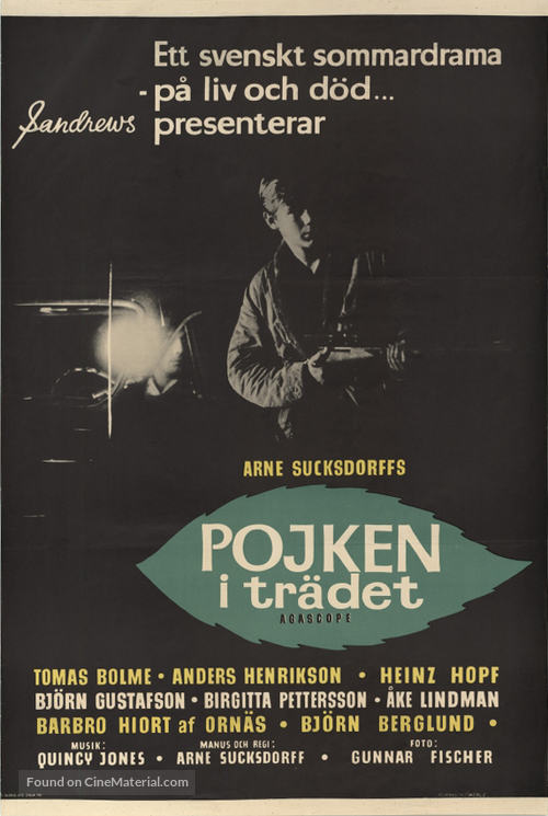 Pojken i tr&auml;det - Swedish Movie Poster