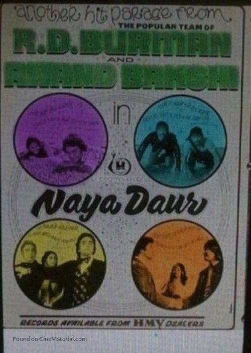 Naya Daur - Indian Movie Poster