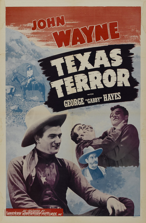 Texas Terror - Re-release movie poster