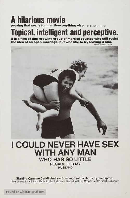 I Could Never Have Sex with Any Man Who Has So Little Regard for My Husband - Movie Poster