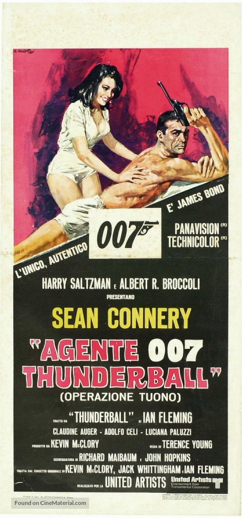 Thunderball - Italian Movie Poster