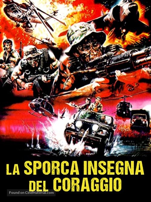 La sporca insegna del coraggio - Italian Movie Cover