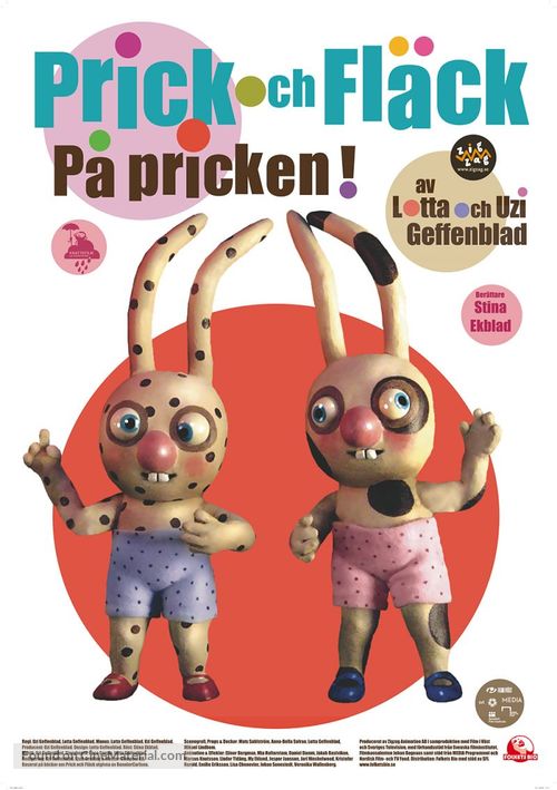 Prick och Fl&auml;ck p&aring; pricken - Swedish Movie Poster