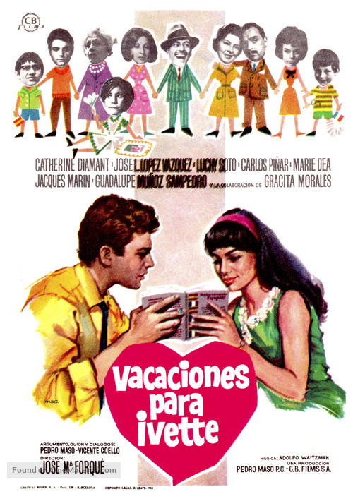 Vacaciones para Ivette - Spanish Movie Poster