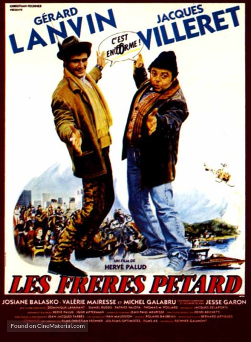 Les fr&egrave;res P&eacute;tard - French Movie Poster