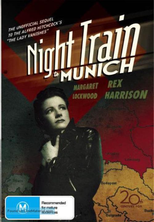 Night Train to Munich - Australian DVD movie cover