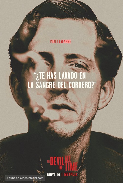 The Devil All the Time - Spanish Movie Poster