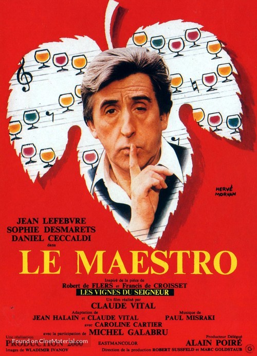 Le maestro - French Movie Poster