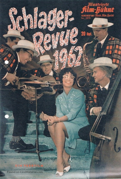 Schlagerrevue 1962 - German poster