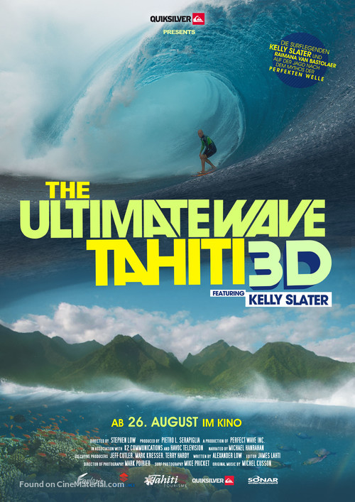 The Ultimate Wave Tahiti - German Movie Poster