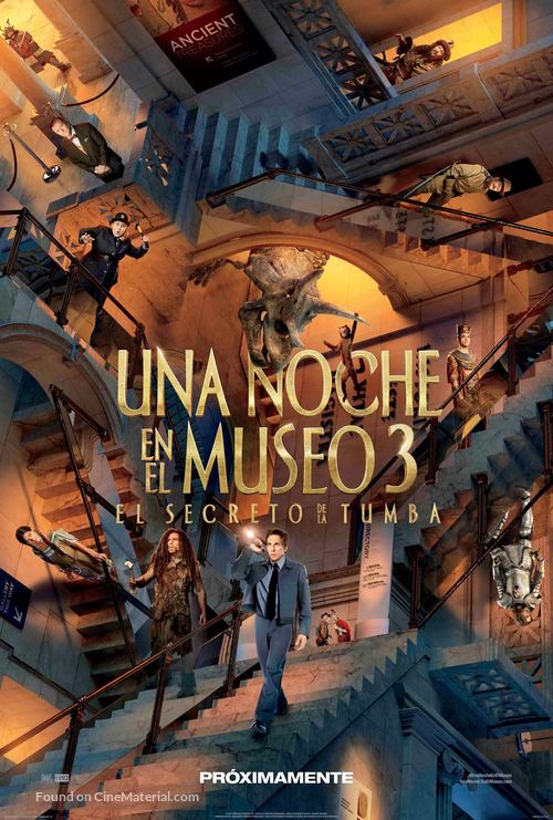 Night at the Museum: Secret of the Tomb - Mexican Movie Poster