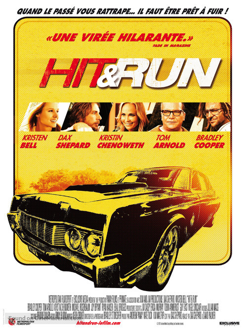 Hit and Run - French Movie Poster