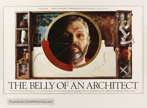 The Belly of an Architect - British Movie Poster