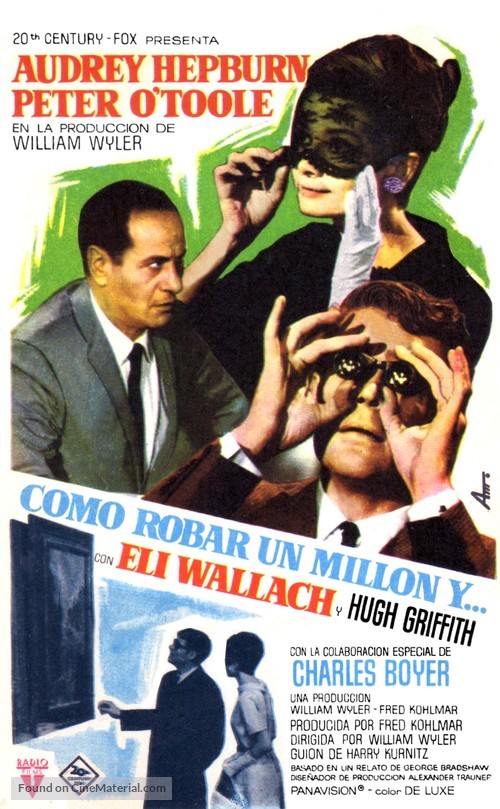 How to Steal a Million - Spanish Movie Poster