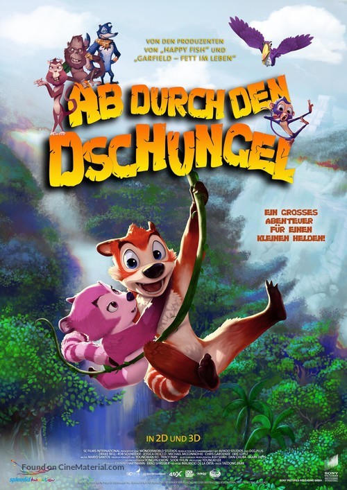 Jungle Shuffle - German Movie Poster