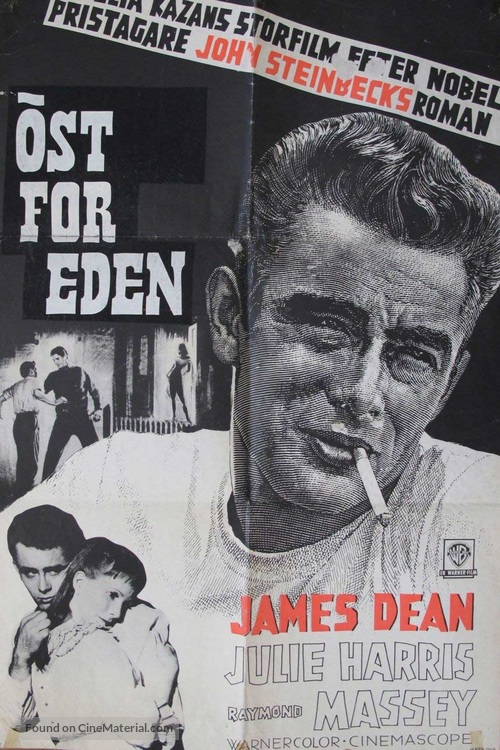 East of Eden - Norwegian Movie Poster