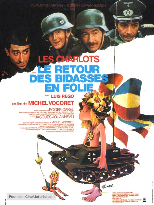 Retour des bidasses en folie, Le - French Movie Poster