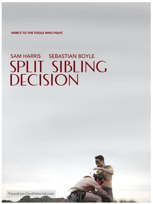 Split Sibling Decision - New Zealand Movie Poster