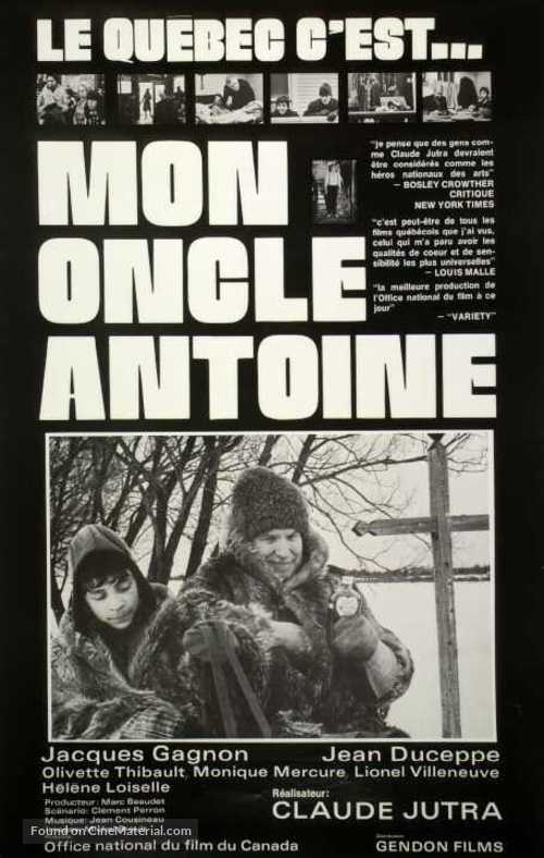 Mon oncle Antoine - Canadian Movie Poster