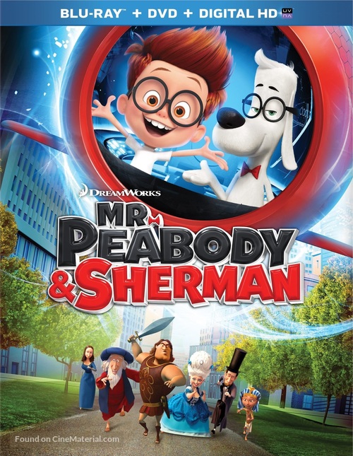 Mr. Peabody &amp; Sherman - Blu-Ray movie cover