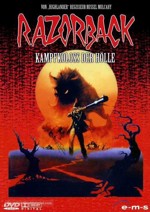 Razorback - German DVD movie cover