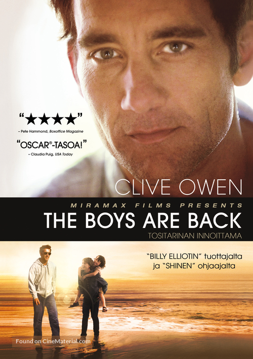 The Boys Are Back - Finnish Movie Poster
