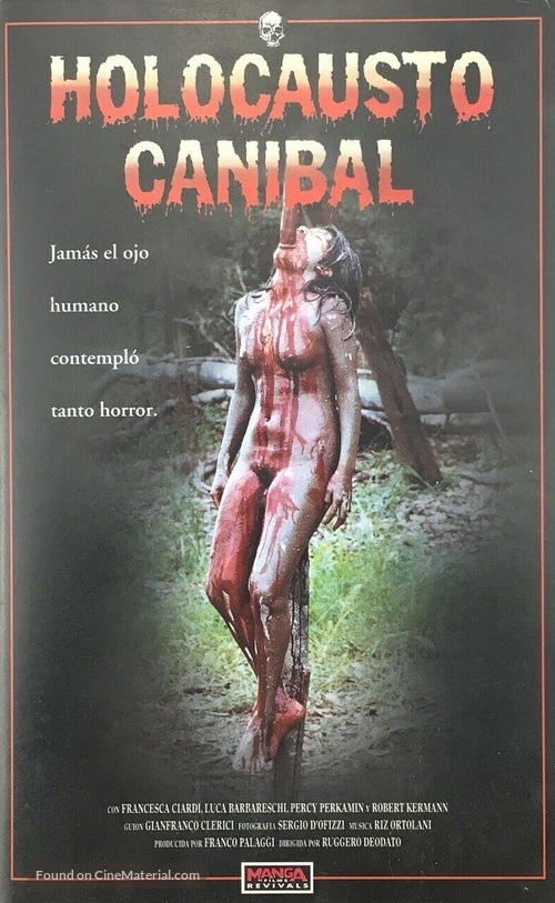 Cannibal Holocaust - Spanish VHS movie cover