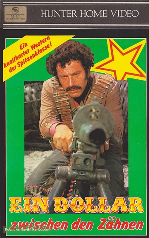 Un dollaro tra i denti - German VHS movie cover