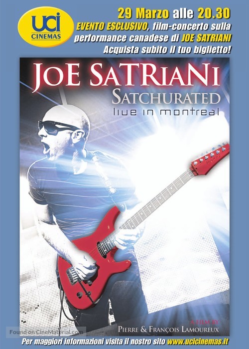 Satchurated: Live in Montreal - Italian Movie Poster