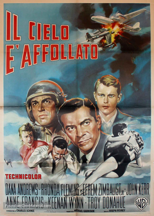 The Crowded Sky - Italian Movie Poster