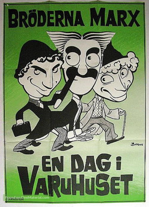 The Big Store - Swedish Movie Poster