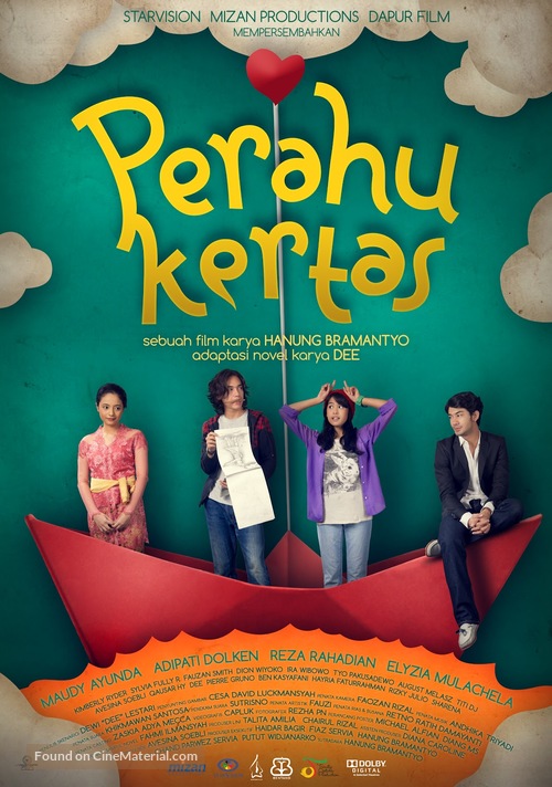 Perahu kertas - Indonesian Movie Poster