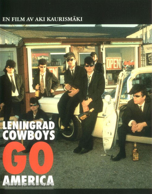 Leningrad Cowboys Go America - Swedish Movie Cover