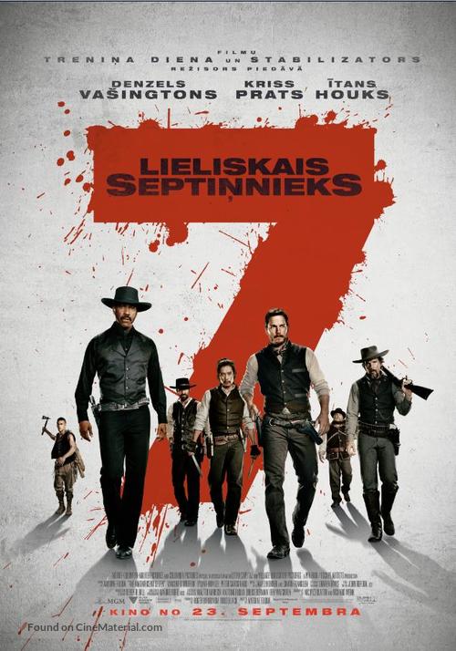 The Magnificent Seven - Latvian Movie Poster