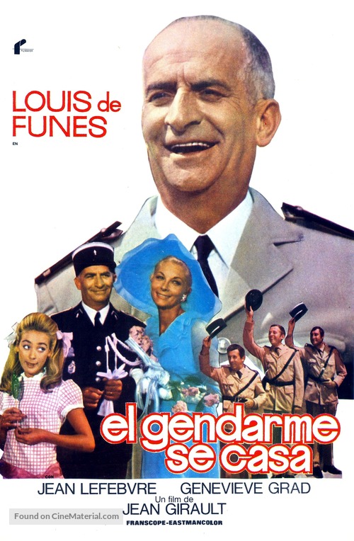 Le gendarme se marie - Spanish Movie Poster