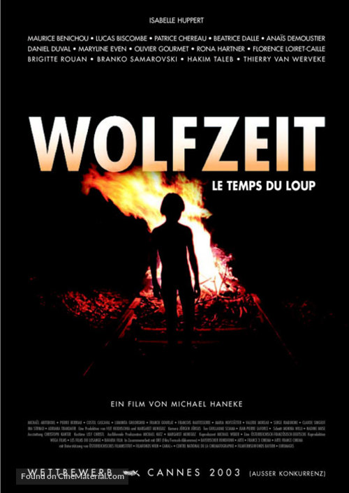 Temps du loup, Le - German Movie Poster